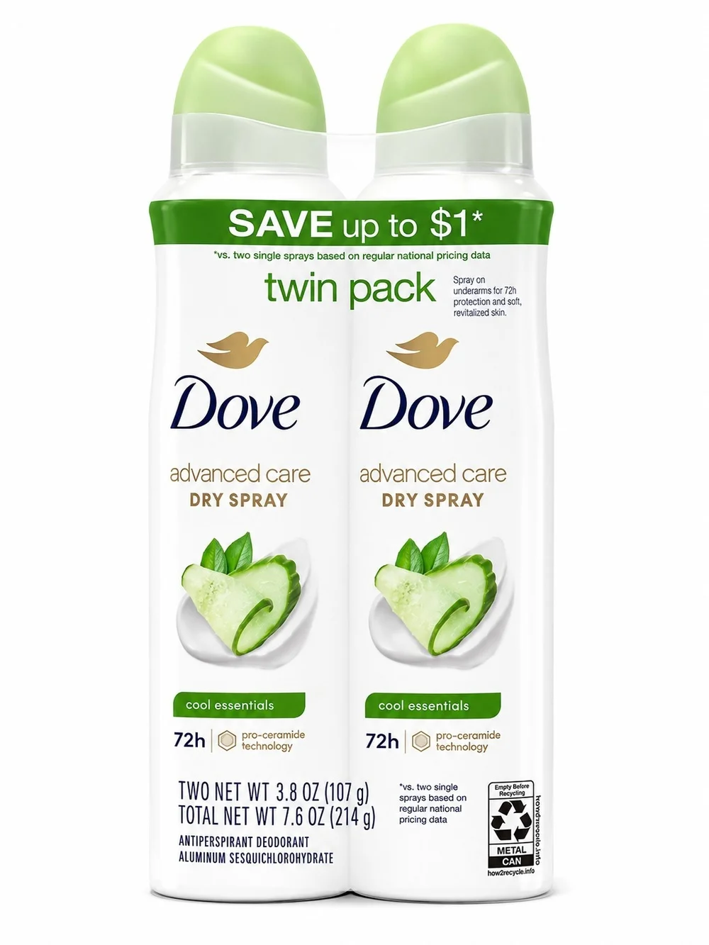 $10 Add-On When Bundled with $5+ Dove Advanced Care Twin Pack